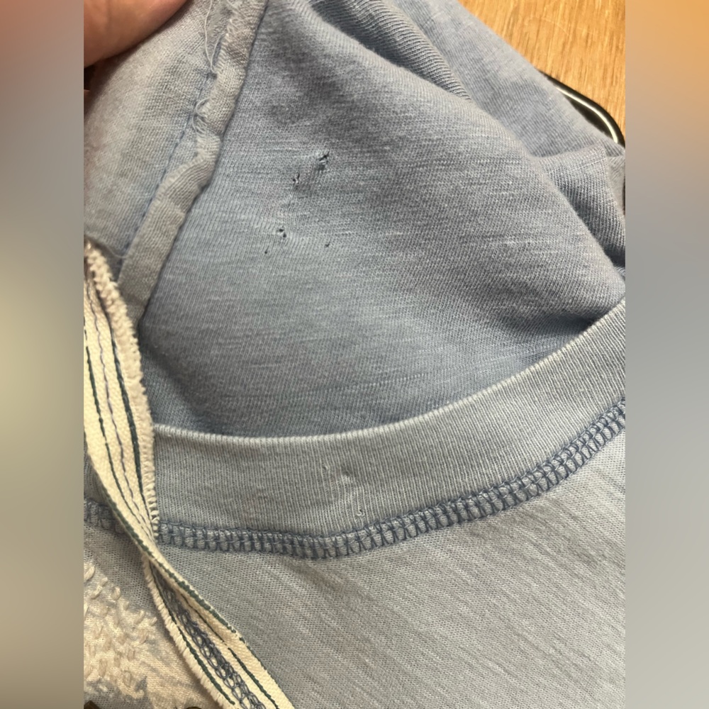 We the Free Peace Out Hoodie - Blue *Flawed: pinholes** - Picture 8 of 9
